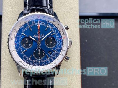 Swiss Clone Breitling Navitimer BLS B01 Chronograph 43mm Leather Strap Watch